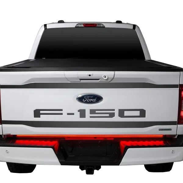9202048-19 – PUTCO Tailgate Light, 48 Inch Light Bar Clear Red Brake/ Red Turn Signals And White Reverse LED Tinted P...